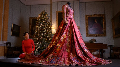 The Red Dress with artist, Kirstie McLeod